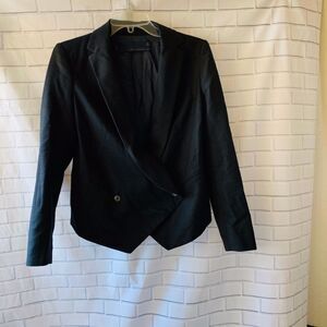 Zara Woman‎ Studio Black Tuxedo Style Blazer Size S